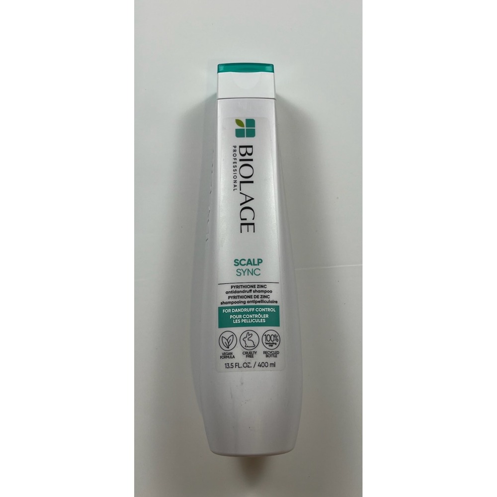 Biolage Scalp Sync Anti-Dandruff Shampoo Pyrithione Zinc 13.5oz 400ml Vegan